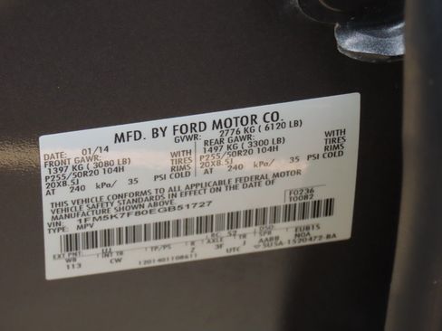 Used 2014 Ford Explorer Limited w/ Equipment Group 301A FWD image 32