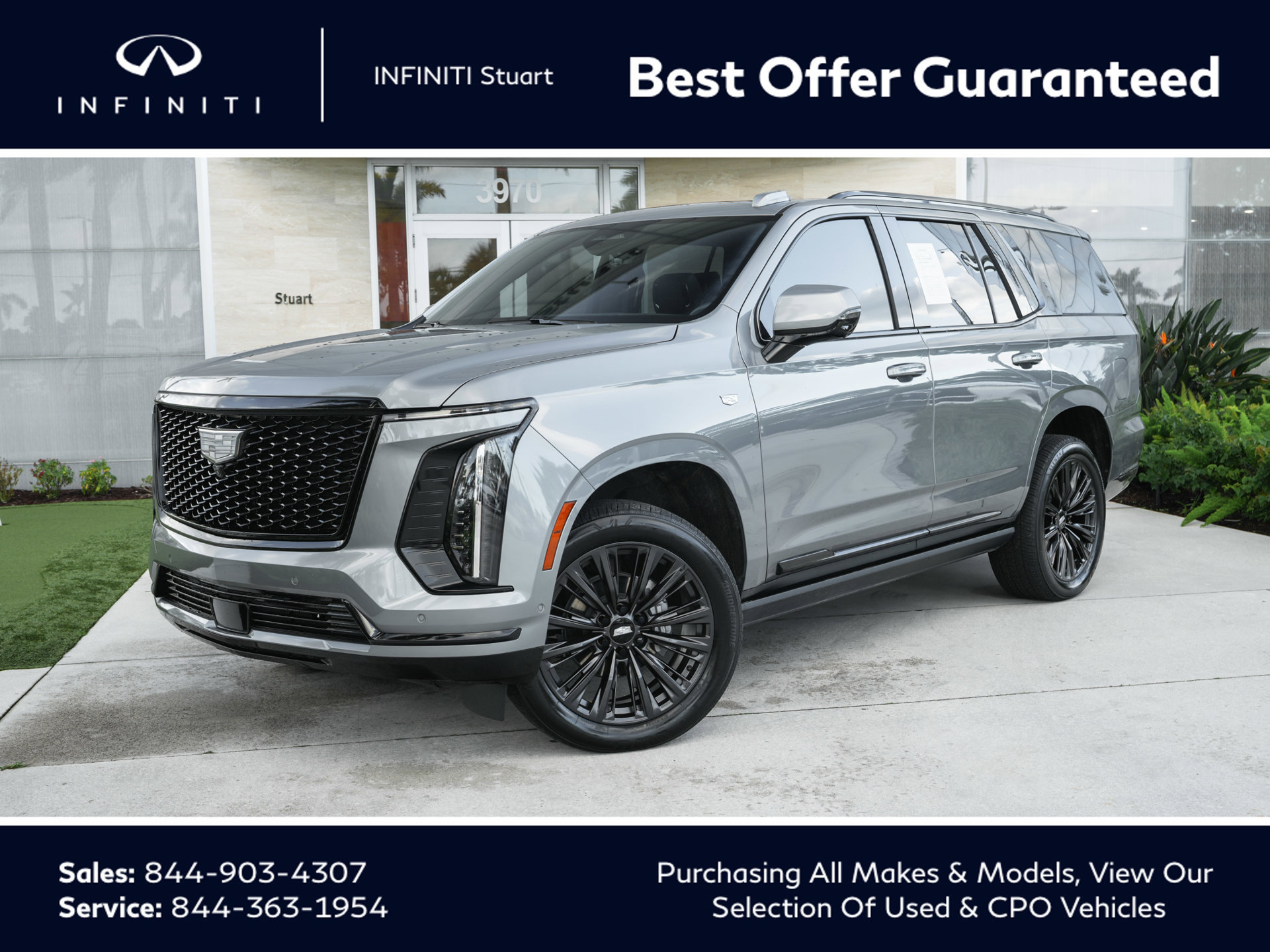 Used 2025 Cadillac Escalade Sport w/ LPO, ONYX Package AWD/4WD 360° Tour