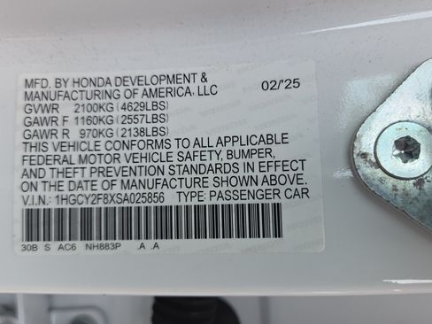 Used 2025 Honda Accord Touring image 21