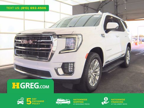 Used 2021 GMC Yukon SLT RWD image 1