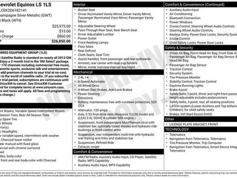 Used 2013 Chevrolet Equinox LS image 49