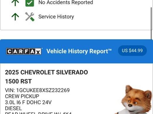 Used 2025 Chevrolet Silverado 1500 RST w/ Convenience Package II image 4