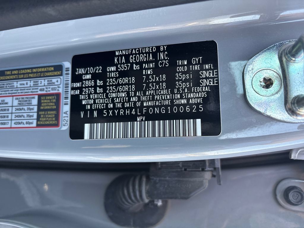 Used 2022 Kia Sorento EX w/ Panoramic Sunroof Package FWD image 19