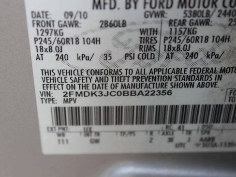 Used 2011 Ford Edge SEL w/ 202A Rapid Spec Order Code FWD image 10