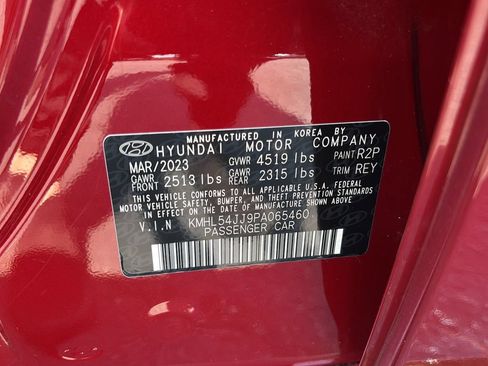 Certified 2023 Hyundai Sonata Limited FWD image 40