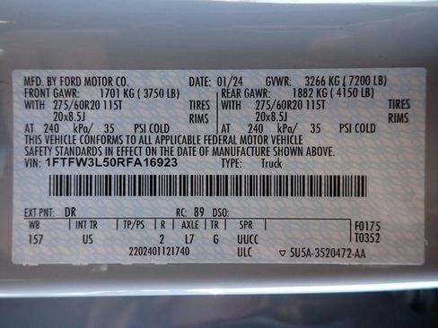 Certified 2024 Ford F150 XLT w/ Equipment Group 302A MID image 23