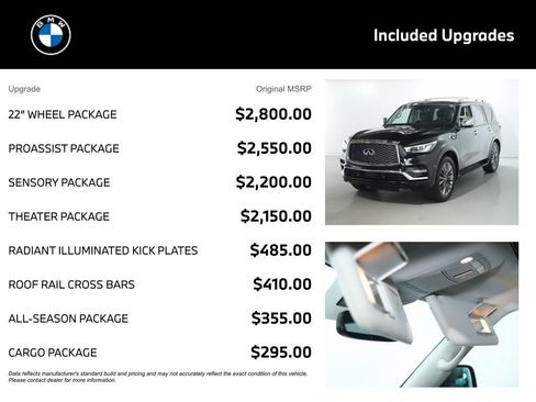 Used 2019 INFINITI QX80 Luxe w/ 22" Wheel Package AWD/4WD image 4