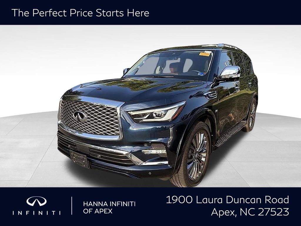 Used 2019 INFINITI QX80 Luxe w/ 22" Wheel Package AWD/4WD image 1