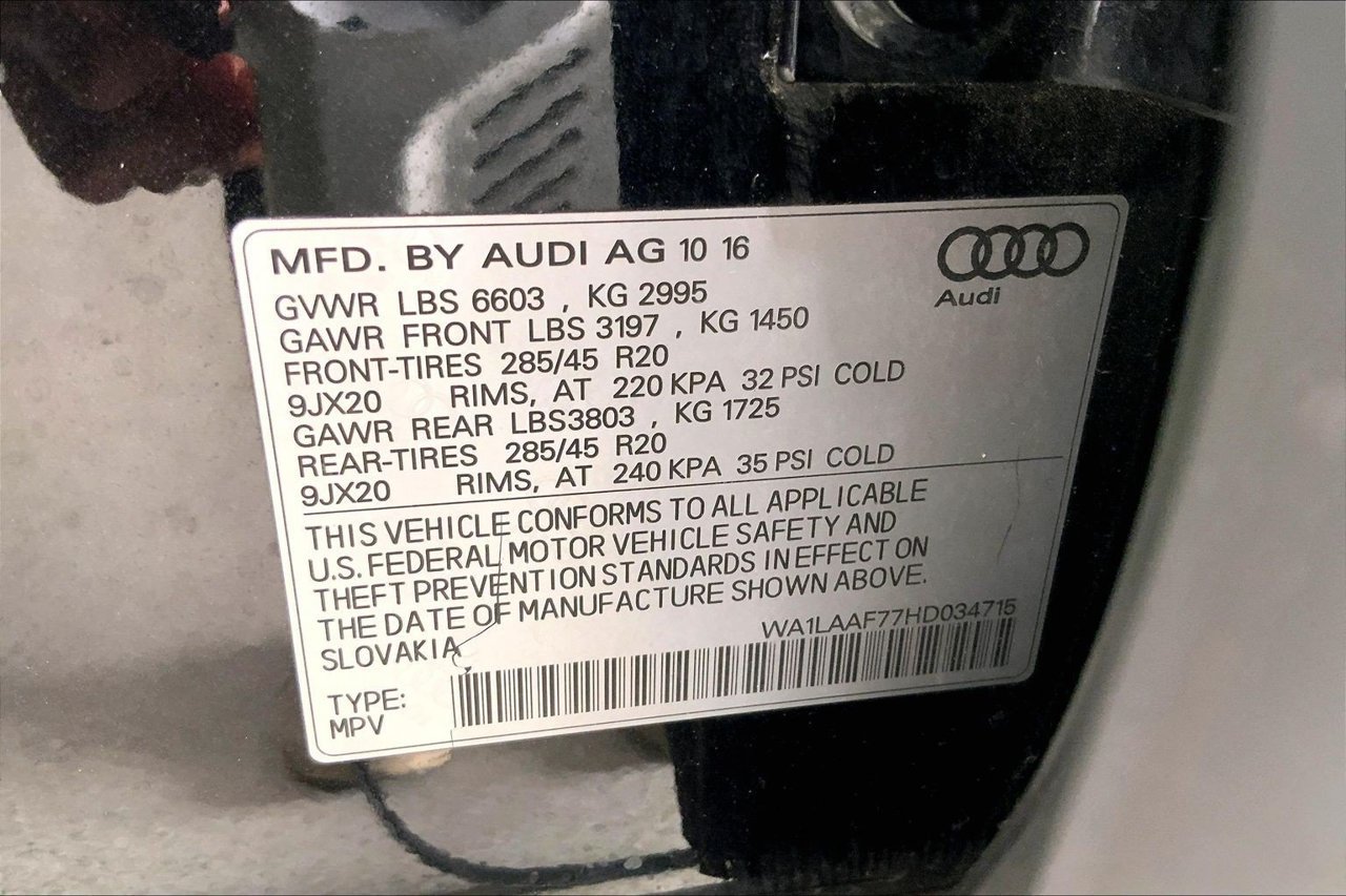 Used 2017 Audi Q7 3.0T Premium Plus AWD/4WD image 33