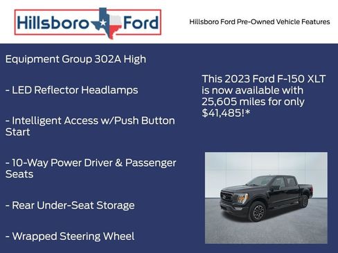 Used 2023 Ford F150 XLT w/ Equipment Group 302A High AWD/4WD image 9