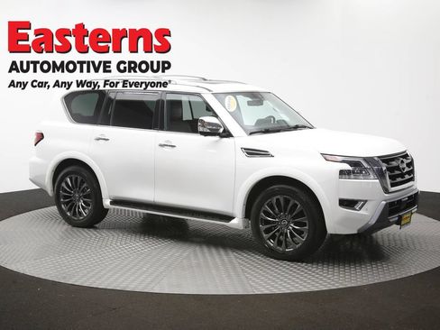 Used 2023 Nissan Armada Platinum w/ Captain's Chairs Package AWD/4WD image 55