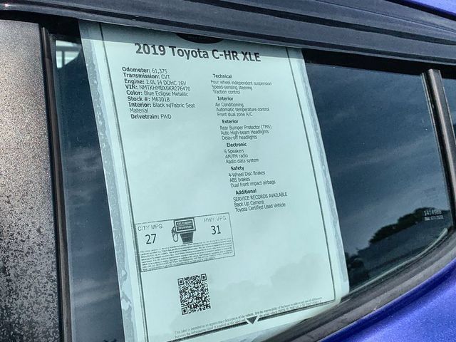 Used 2019 Toyota C-HR XLE FWD image 46