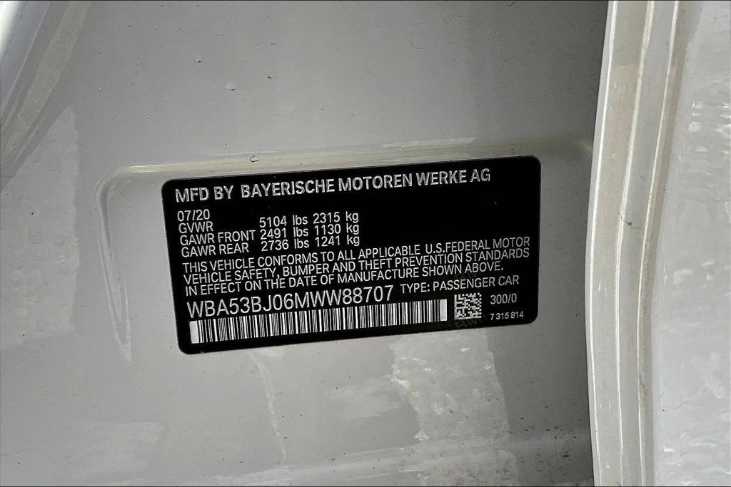 Used 2021 BMW 540i w/ M Sport Package RWD image 17