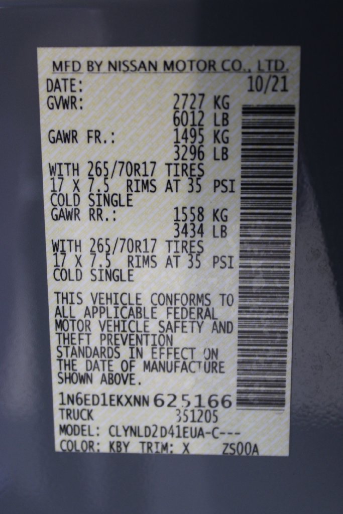 Used 2022 Nissan Frontier PRO-4X AWD/4WD image 31