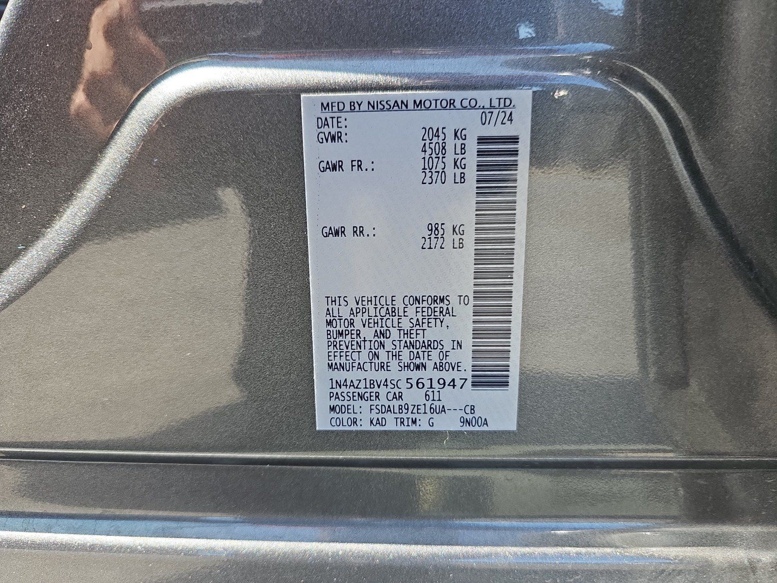 Used 2025 Nissan Leaf S FWD image 29
