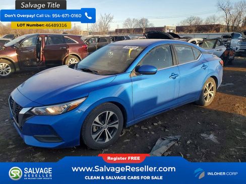 Used 2021 Nissan Sentra SV image 1
