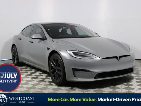 Used 2021 Tesla Model S Plaid AWD/4WD image 1