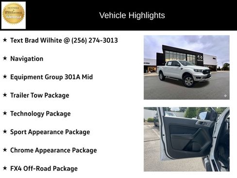 Used 2021 Ford Ranger XLT w/ Equipment Group 301A Mid AWD/4WD image 6