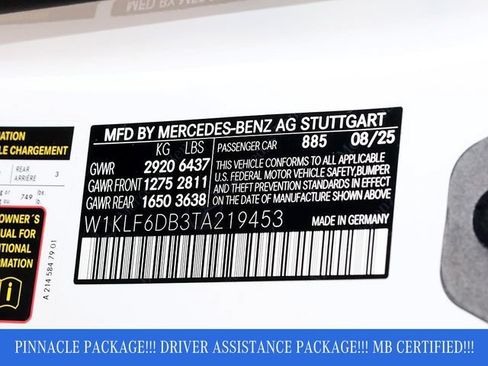 Certified 2026 Mercedes-Benz E 53 AMG e 4MATIC Sedan image 42