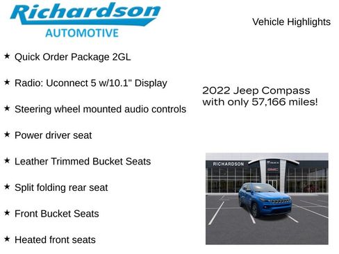 Used 2022 Jeep Compass Latitude AWD/4WD image 10