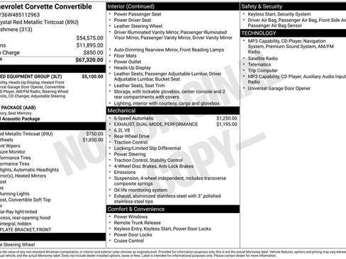 Used 2008 Chevrolet Corvette Convertible w/ Preferred Equipment Group RWD image 19
