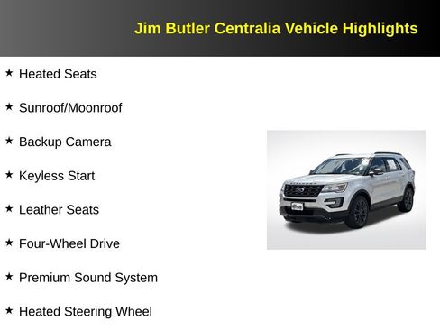 Used 2017 Ford Explorer XLT w/ Equipment Group 202A AWD/4WD image 17