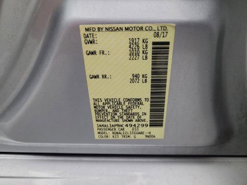 Used 2017 Nissan Altima 2.5 SV image 33
