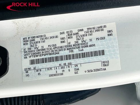 Used 2023 Ford F150 Lariat w/ Trailer Tow Package AWD/4WD image 35