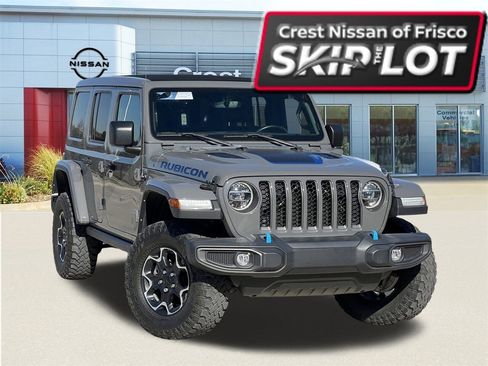 Used 2022 Jeep Wrangler Unlimited Rubicon 4xe w/ Cold Weather Group image 1