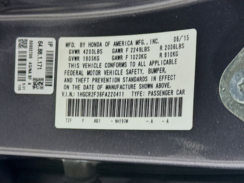 Used 2015 Honda Accord LX image 12