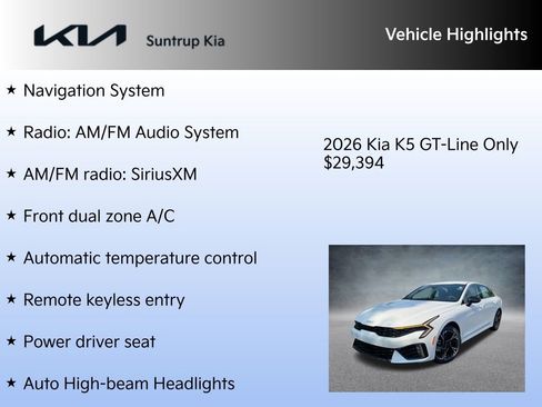New 2026 Kia K5 GT-Line image 7