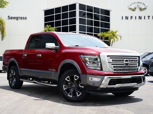 Used 2024 Nissan Titan Platinum Reserve w/ Moonroof Package AWD/4WD image 1