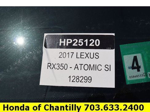 Used 2017 Lexus RX 350 Base image 35