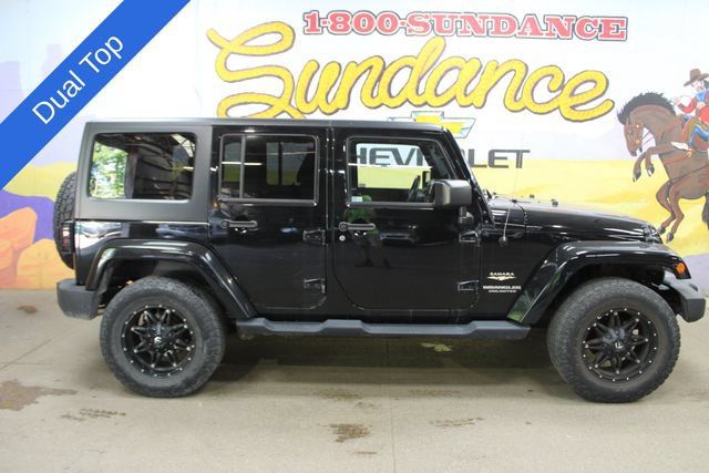 Used 2014 Jeep Wrangler Unlimited Sahara w/ Dual Top Group AWD/4WD image 1