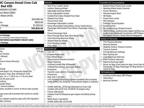 Used 2019 GMC Canyon Denali AWD/4WD image 9