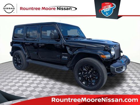 Used 2023 Jeep Wrangler Sahara 4xe image 1