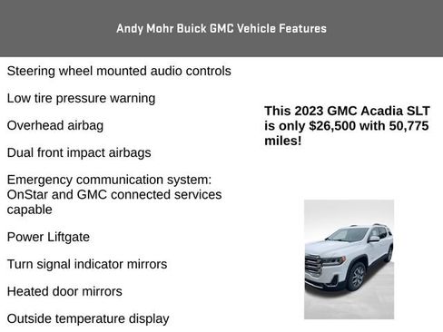 Used 2023 GMC Acadia SLT FWD image 12