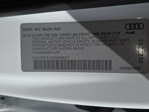 Used 2025 Audi A5 2.0T Premium Plus w/ Premium Plus AWD/4WD image 39