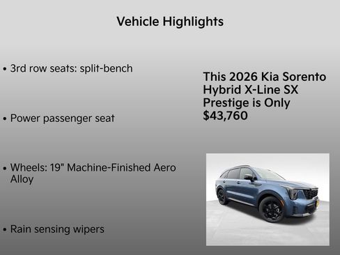 New 2026 Kia Sorento SX Prestige image 15