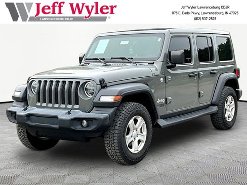 Used 2021 Jeep Wrangler Unlimited Sport w/ Sun And Sound Package AWD/4WD image 1