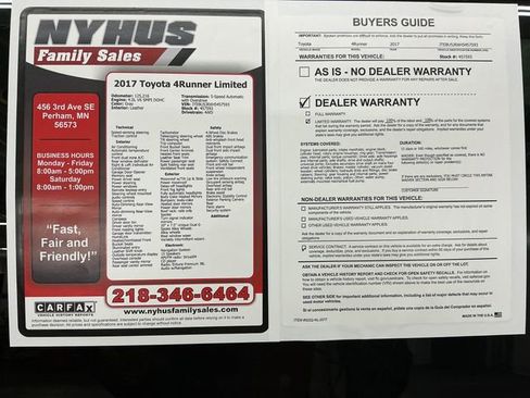 Used 2017 Toyota 4Runner Limited image 54