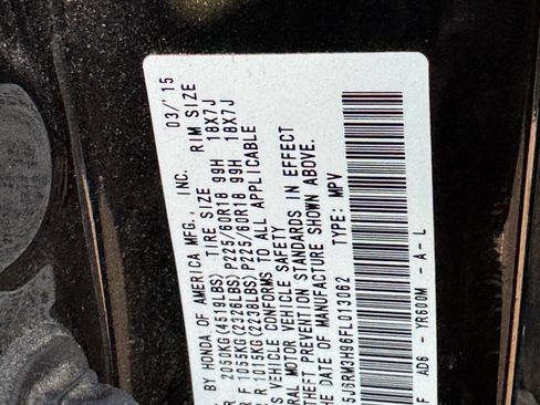 Used 2015 Honda CR-V Touring image 12