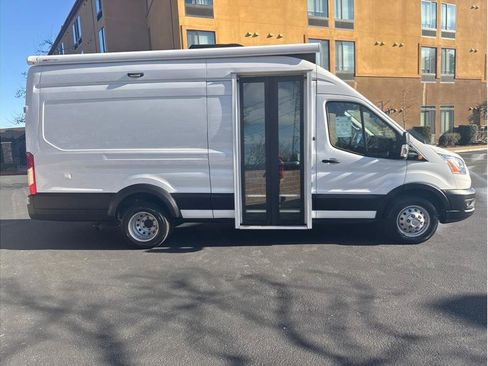 Used 2022 Ford Transit 350 148 High Roof Extended DRW w/ Exterior Upgrade Package RWD image 6
