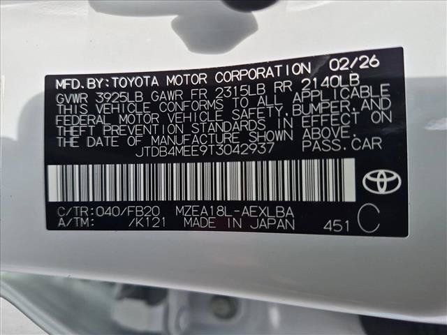 Certified 2026 Toyota Corolla LE w/ LE Premium Package FWD image 24