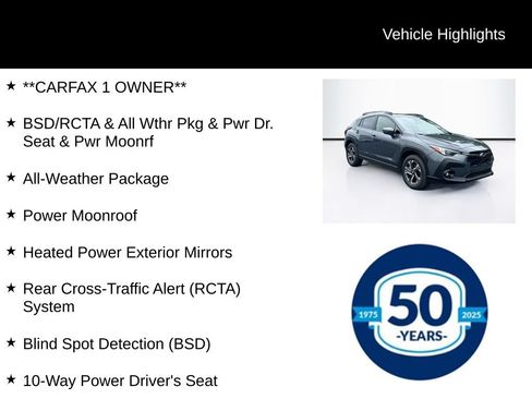 Used 2025 Subaru Crosstrek 2.5i Premium AWD/4WD image 9