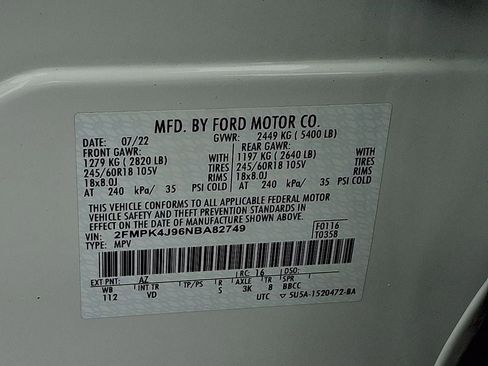 Certified 2022 Ford Edge SEL w/ Convenience Package image 26