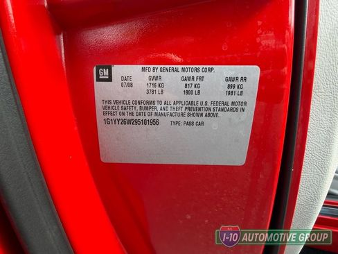 Used 2009 Chevrolet Corvette Coupe w/ Preferred Equipment Group RWD image 27