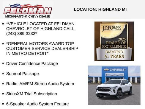 New 2026 Chevrolet Trax RS w/ Sunroof Package image 3