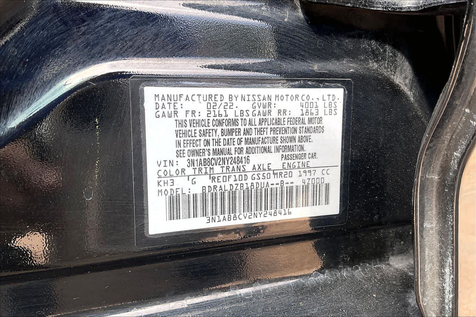 Used 2022 Nissan Sentra SV w/ All-Weather Package FWD image 34