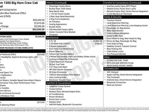 New 2026 RAM 1500 Big Horn w/ Night Edition AWD/4WD image 7